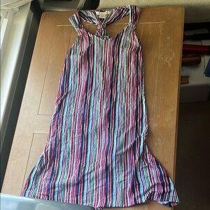 C&C California Striped Sleeveless Dress